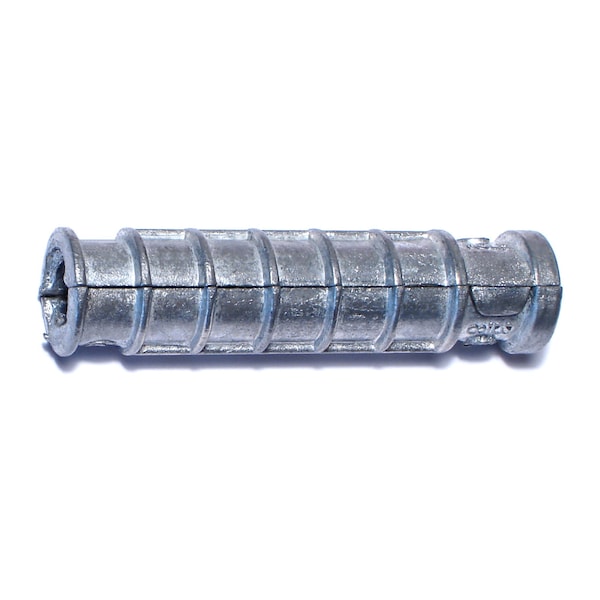 Long Lag Shield, 3/8" Dia, Alloy Steel Zinc Plated, 50 PK